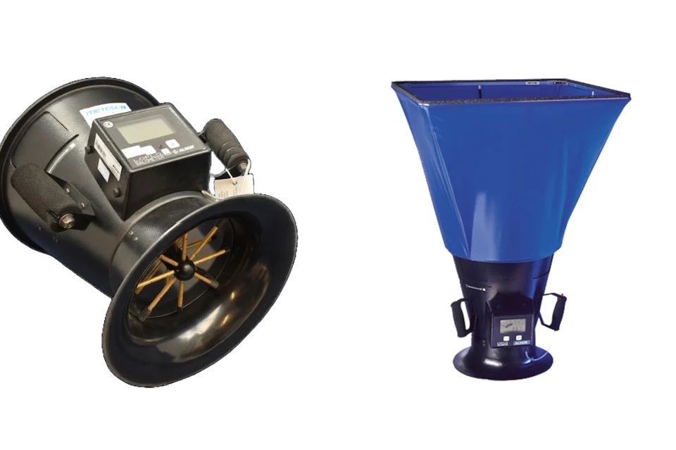 Balometer Section Alnor LoFlo-Balometer - Luftmengenmesshaube | Metesco