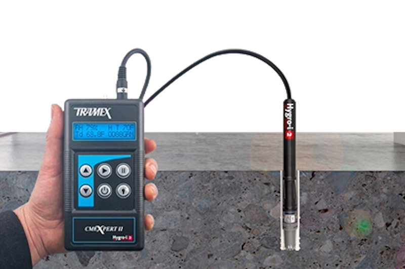 Tramex CMEX II - Digitales Beton-Feuchtigkeitsmessgerät mieten | Metesco